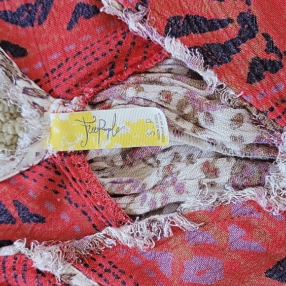 Rare Vintage Free People Frayed Dress - Picture 4 of 9